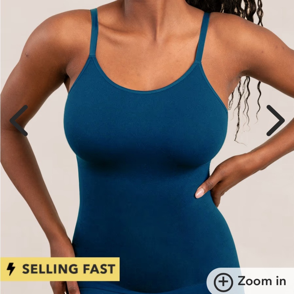 Shapermint Essentials Blue All Day Every Day Scoop Neck Camisole 2XL 🤩